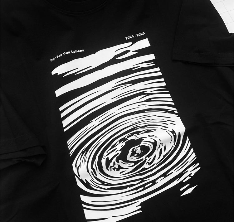 GINNY - Maglietta da uomo unica "The Pull of Life" (M)