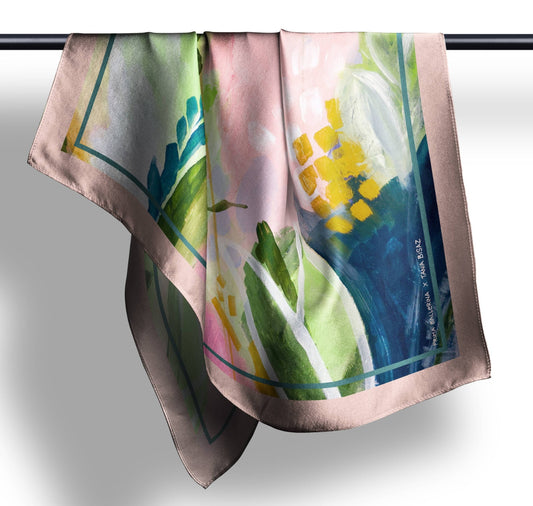 Tania Bisaz - Foulard "Flower Garden"