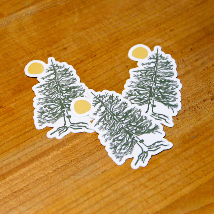 Tania Bisaz - Stickerset "Tree (3 Stk.)