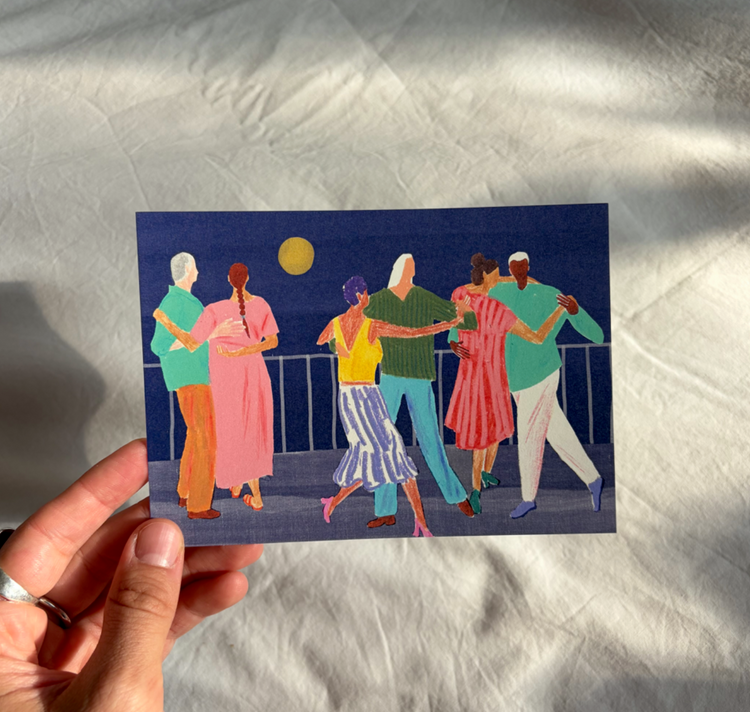 Lena Studer - Postkarte "Tanznacht"