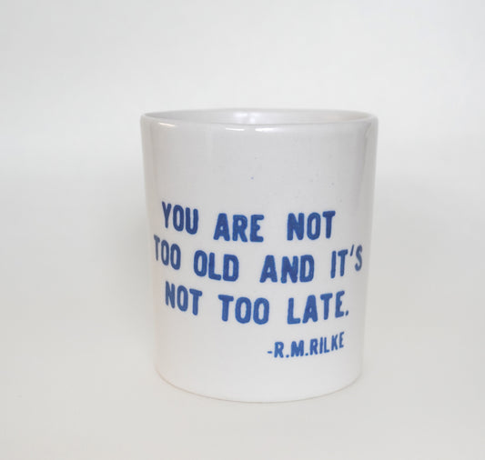 Sisterhoodprints - Mug « not too old » (1 pièce)
