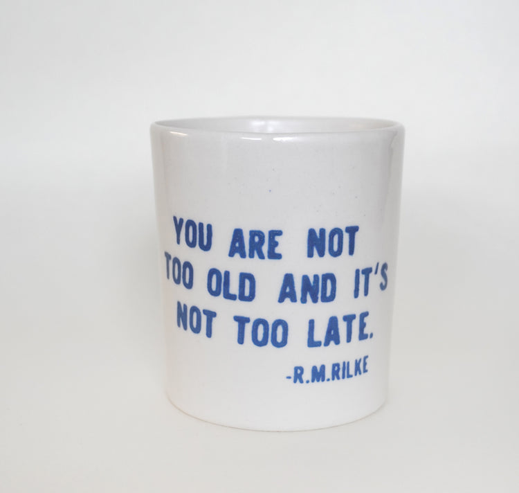 Sisterhoodprints - Mug « not too old » (1 pièce)
