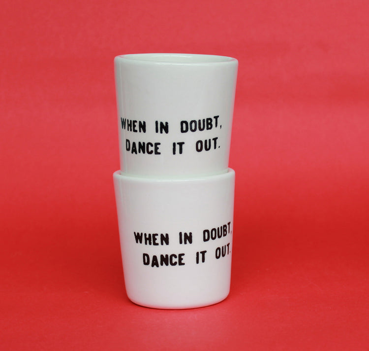 Sisterhoodprints - Tasse "dance it out" (1 Stück)