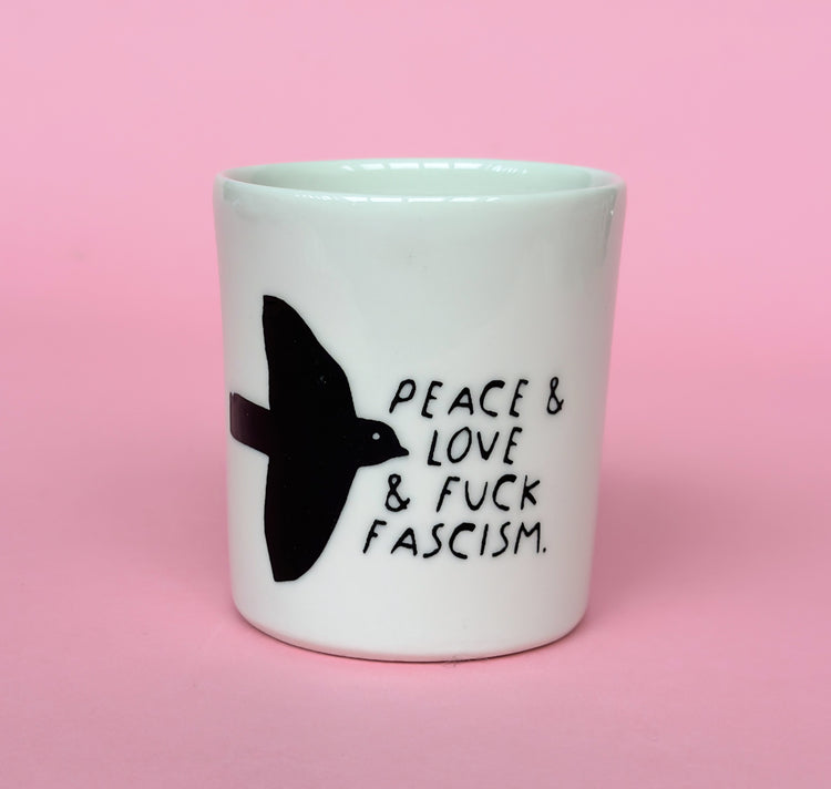 Sisterhoodprints - Tazza "Fanculo il fascismo" (1 pezzo)