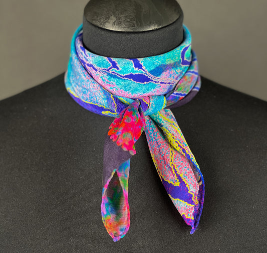 Textilosaurus - Foulard "Gletscher"