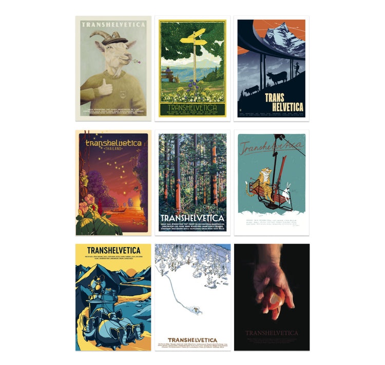 Transhelvetica - set di cartoline