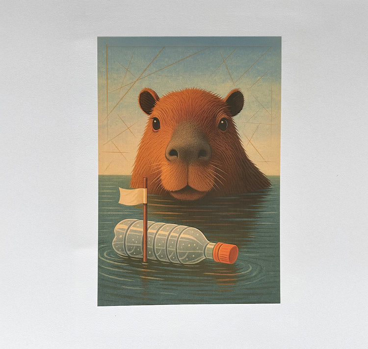 MYLLUA - Karte oder Plakat "Tschüss"