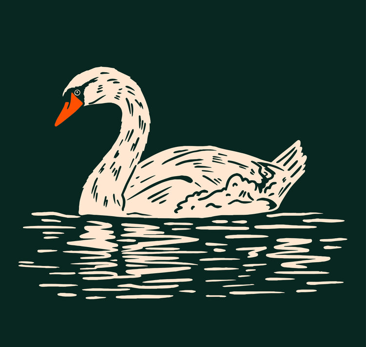 GINNY - Maglietta unica "Cigno" (taglia M)