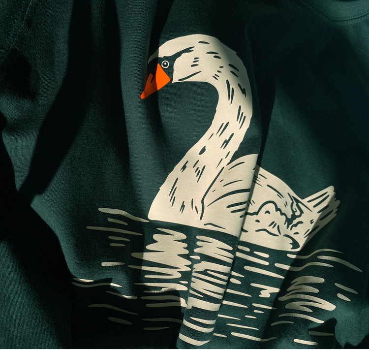 GINNY - Maglietta unica "Cigno" (taglia M)