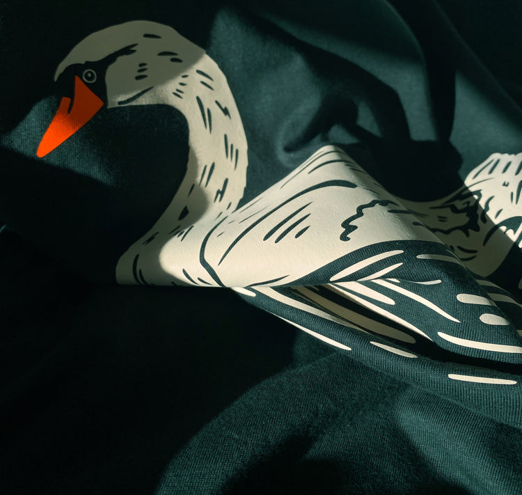 GINNY - Maglietta unica "Cigno" (taglia M)