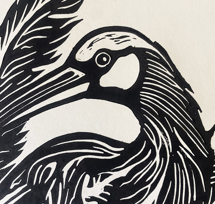 GINNY - Carte de voeux "Hirondelle"