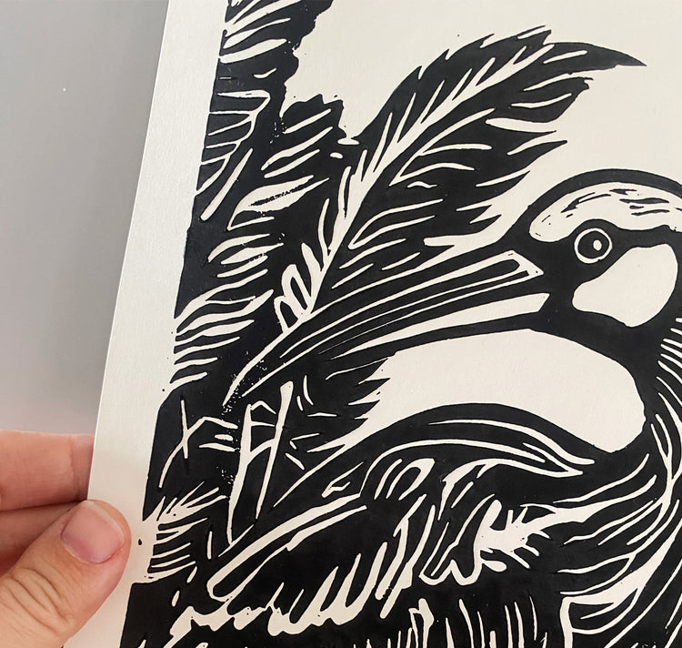 GINNY - Carte de voeux "Hirondelle"