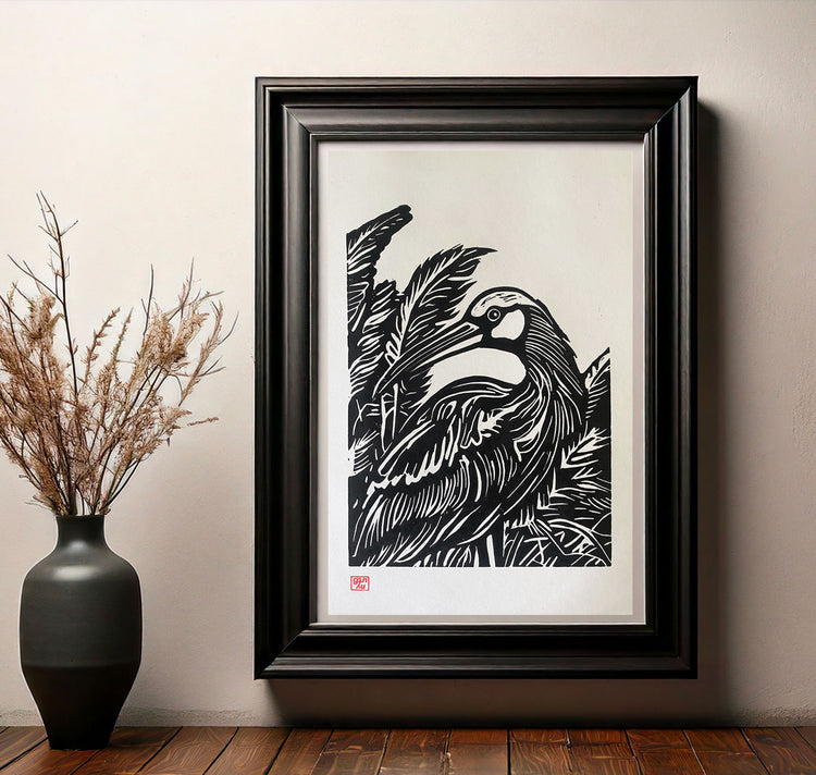 GINNY - Carte de voeux "Hirondelle"