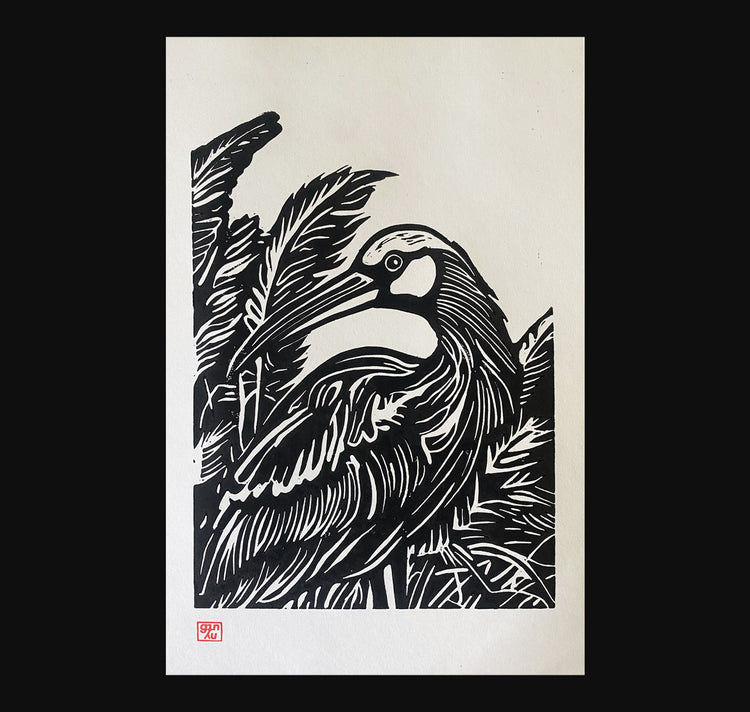 GINNY - Carte de voeux "Hirondelle"