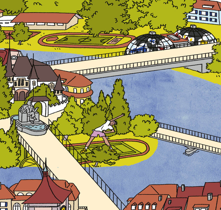 Leonie Rösler - Plakat "Wimmelbild Bern"