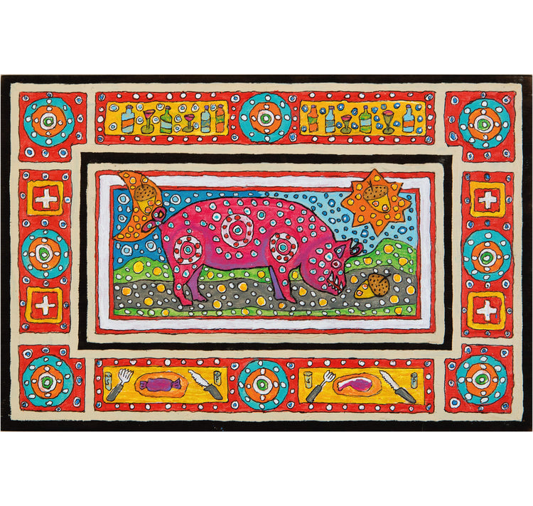 Walter Kolb - Karte "Schwein"