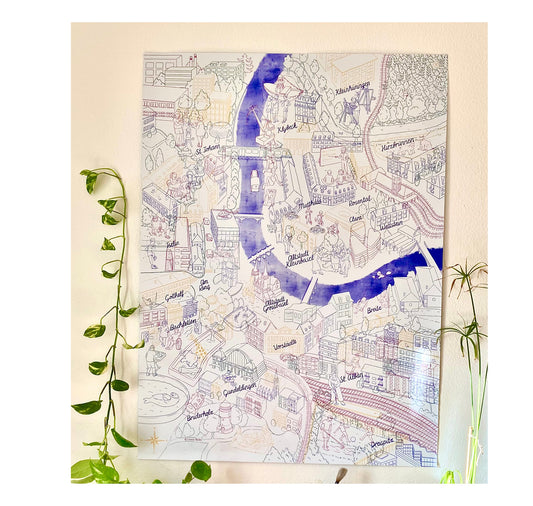 Leonie Rösler - Plakat "Wimmelbild Basel"