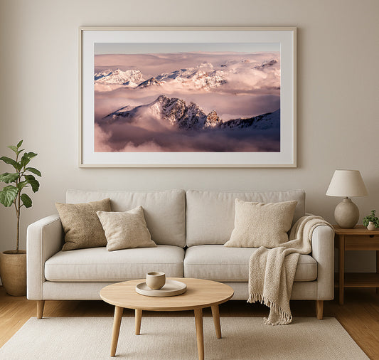 worldofdave x Hotel Goldener Stern – Plakat "Clouds"