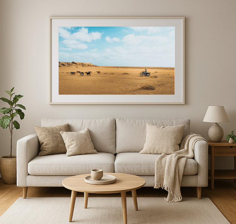 worldofdave x Hotel Goldener Stern – Plakat "Goat Farm"