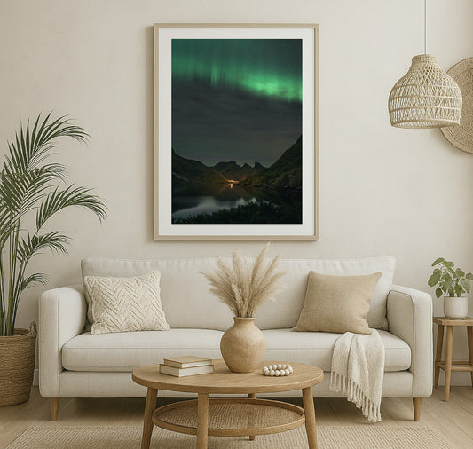 worldofdave x Hotel Goldener Stern – Plakat "Lofoten"