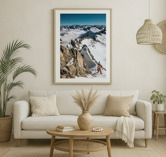 worldofdave x Hotel Goldener Stern – Plakat "On The Ridge"