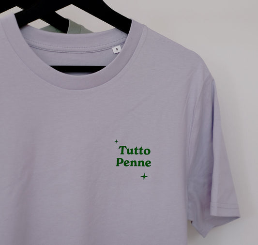 YOMA design factory - T-Shirt "Tutto Penne" (lila)