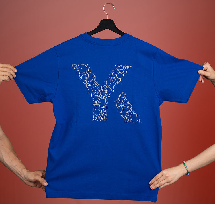 Yeti Kollektiv - T-Shirt "YK Bubbles" (blau)