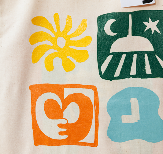 Max Berend x Willio.Studio - Totebag "Papa" (Weiss) Limited Edition