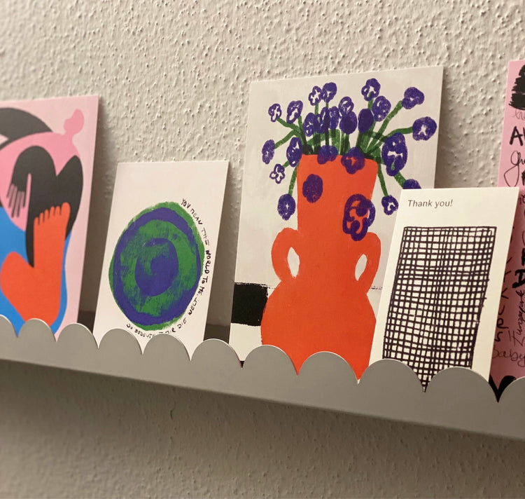 äm | äs | ka Design Studio - Wandleiste "Vinyl and art wall bar" (metallic)