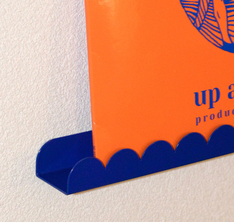 äm | äs | ka Design Studio - Moulure murale « Barre murale en vinyle et art » (ultramarinblue)