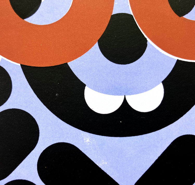 aleli - Karte "Brille" (braun)