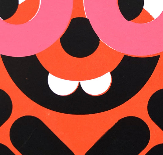 aleli - Karte "Brille" (pink)