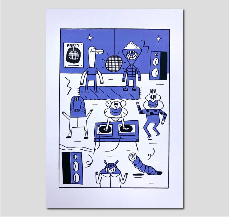 aleli - Karte "Party"