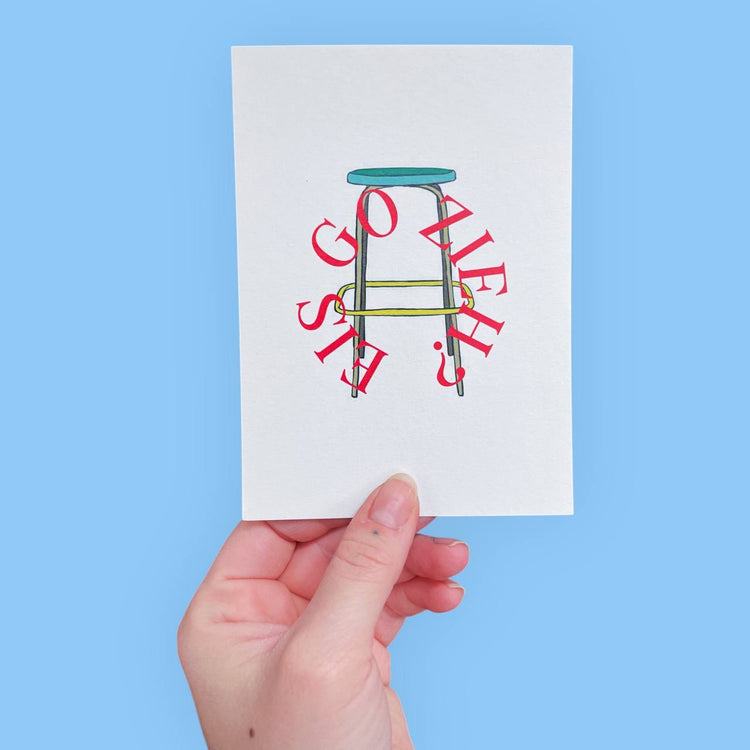 arion illustriert - Postkartenset "Stuhlserie 02"