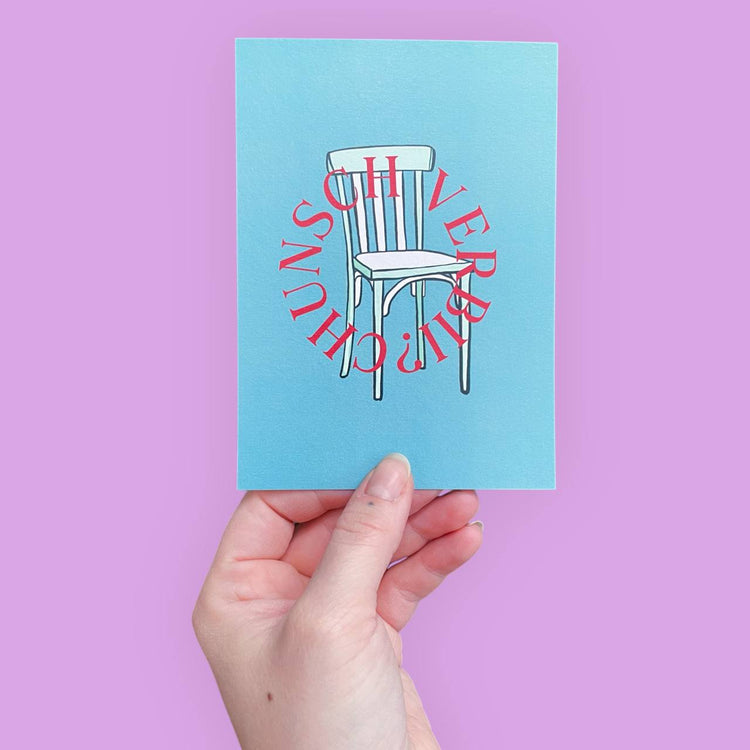 arion illustriert - Postkartenset "Stuhlserie 02"