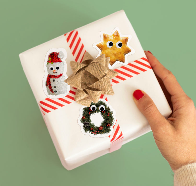Atelier Goldiger Schlüssel - Stickerbogen "Friends of Santa"