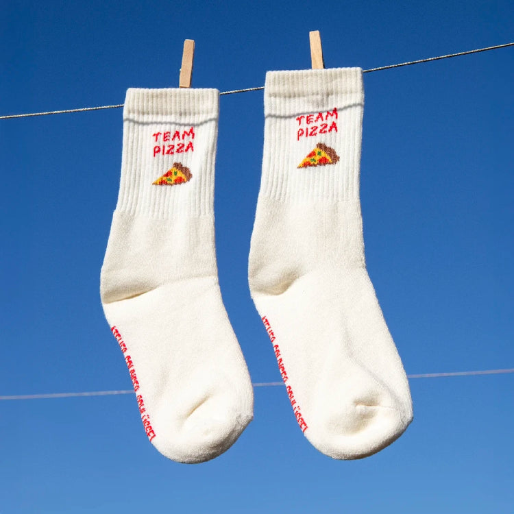 Atelier Goldiger Schlüssel - Sportsocken "Pizza"