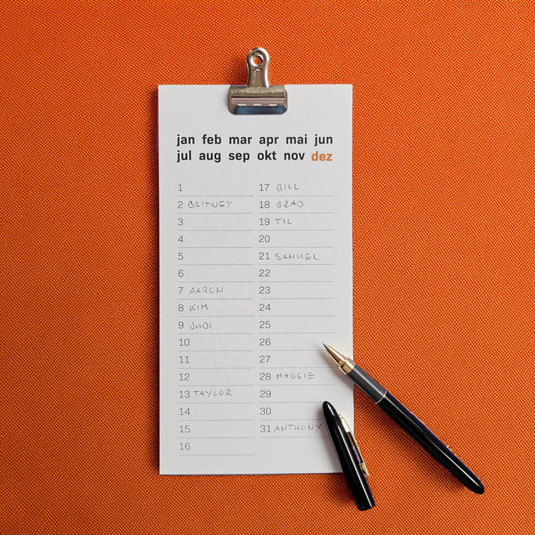 atelier 8048 - Geburtstagskalender