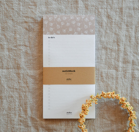atelier gianna - Notizblock "ToDo's"