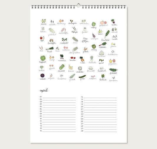 atelier gianna - Saisonkalender (A3)