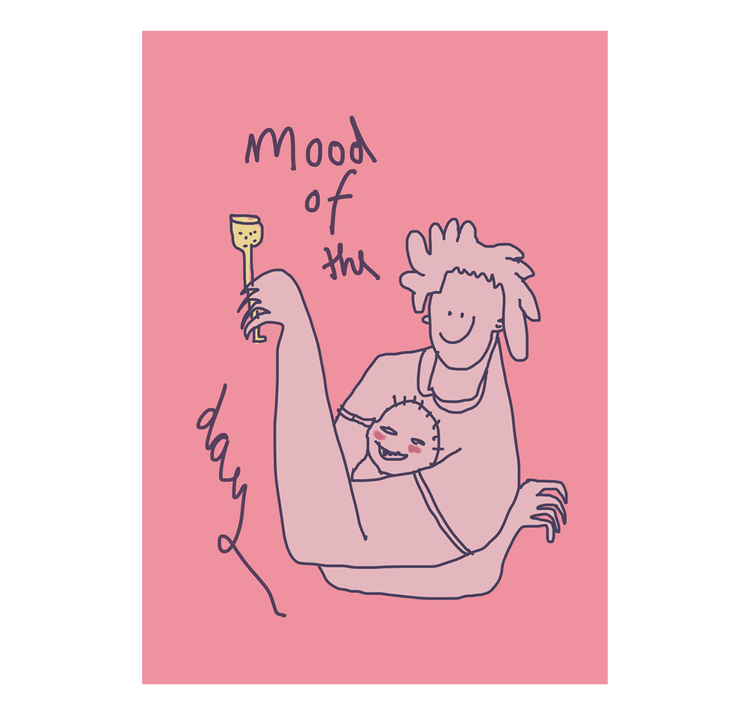 Bianca Caderas - Cartolina "mood of the day 2"