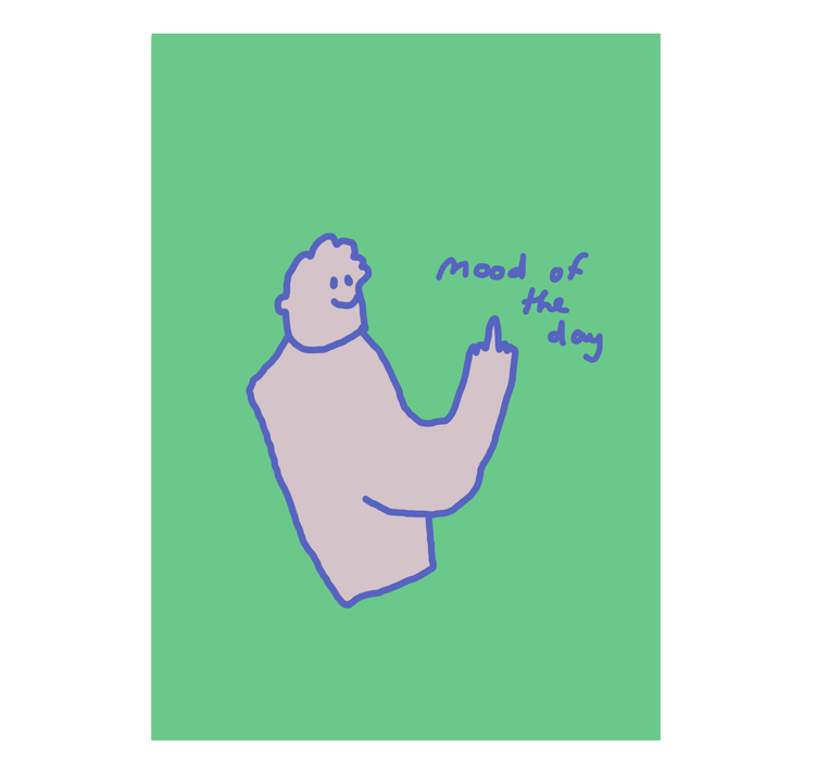 Bianca Caderas - Cartolina "mood of the day"