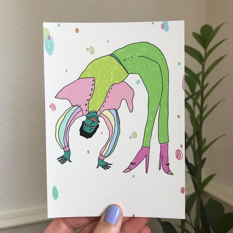 Bianca Caderas - Cartolina "circo"