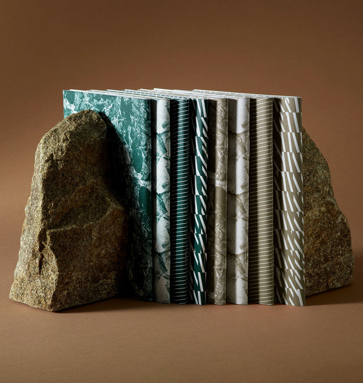 Bienvenue Studios - Notizbuch "Wave N° 3" (forest)