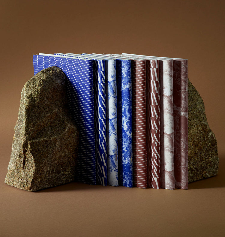Bienvenue Studios - Notizbuch "Wave N° 4" (redwood)