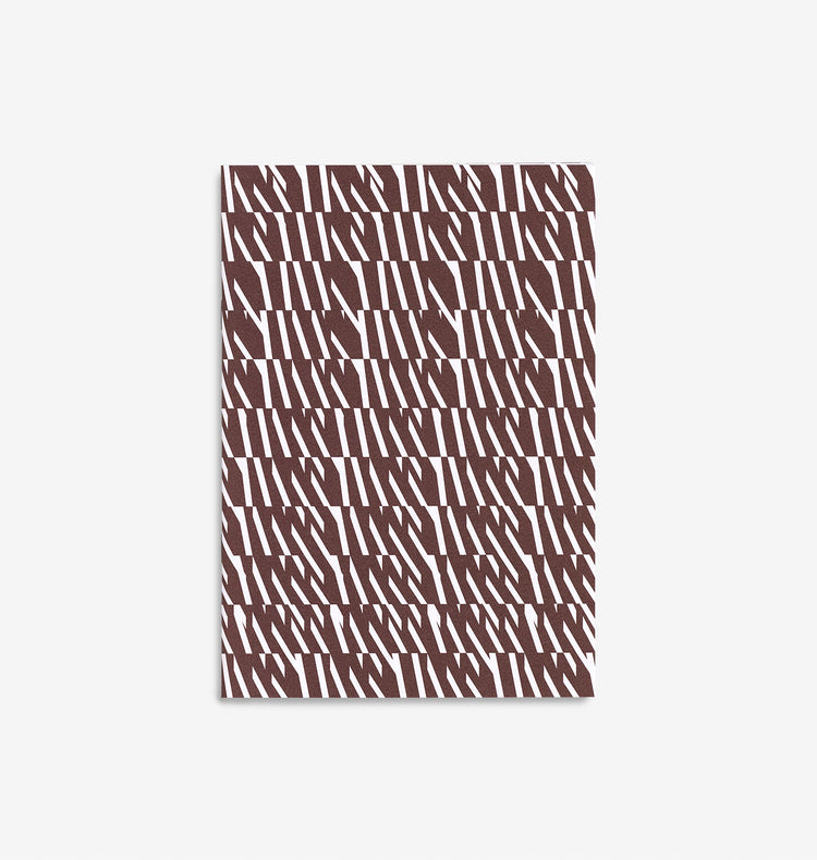 Bienvenue Studios - Notizbuch "Wave N° 2" (redwood)