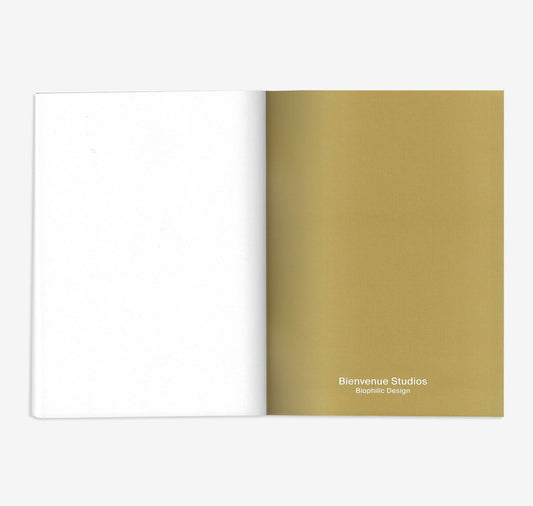 Bienvenue Studios - Notizbuch "Glacier N° 4" (sand)