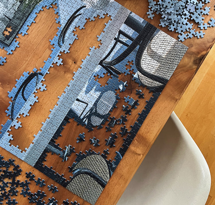 bora weber - Puzzle „pavillon le corbusier“ (1000-teilig)