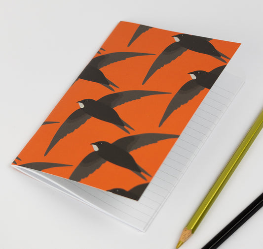 Lisa Voisard - Notizbuch "Mauersegler" A6