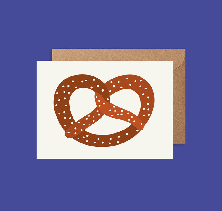 Lisa Voisard - Postkarte "Brezel"